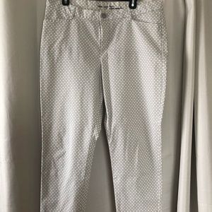 Gap grey and white patterned Khakis